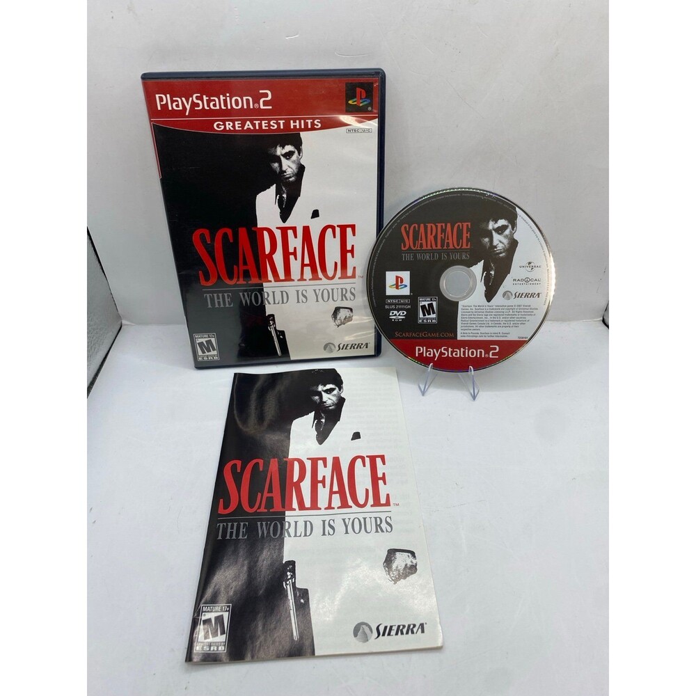 Scarface The World is Yours (PlayStation 2 PS2) Complete CIB fantastic condition